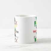 I AM BLACK every month this is Blackity black コーヒーマグカップ (中央)