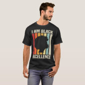 I Am Black Excellence African American History Tシャツ (正面フル)