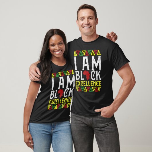 I Am Black Excellence Black History African Pride  Tシャツ (ユニセックス)