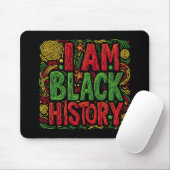 I am Black History – ブラックアクティビズム マウスパッド (マウス)