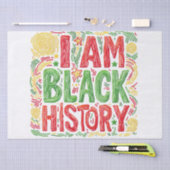 I am Black History – ブラックアクティビズム 薄葉紙 (クラフト)