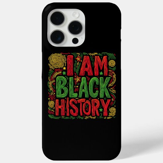 I am Black History – ブラックアクティビズム Case-Mate iPhoneケース (裏面)