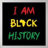 I Am Black History ポスター (正面)