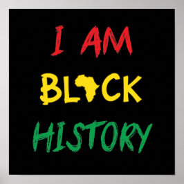 I Am Black History ポスター