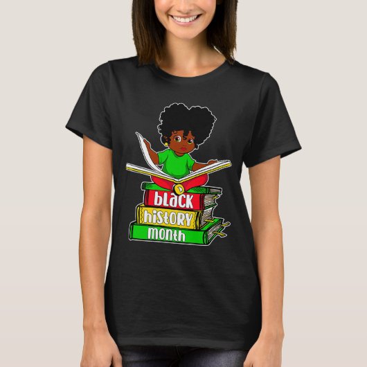 I Am Black History African American BlackプライドBo Tシャツ (正面)