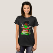 I Am Black History African American BlackプライドBo Tシャツ (正面フル)