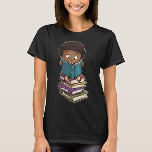 I Am Black History African American BlackプライドBo Tシャツ (正面)