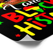 I Am Black History Afro Girl Little Melanin Prince ポスター (角)