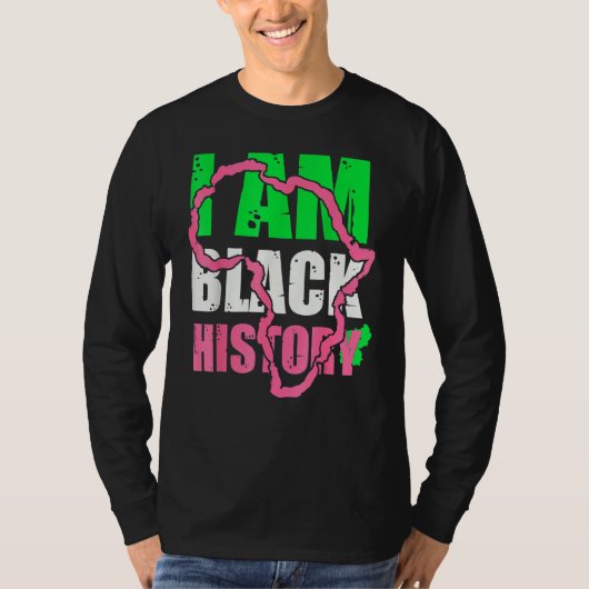 I Am Black History Aka Black History Month 2022 1 Tシャツ (正面)
