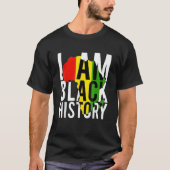 I Am Black History - Black History Month & Pride G Tシャツ (正面)