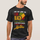 I Am Black History Lifetime Cool Black History Mon Tシャツ (正面)