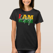 I Am Black History Melanin Afro African Pride Boys Tシャツ (正面)