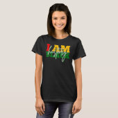 I Am Black History Melanin Afro African Pride Boys Tシャツ (正面フル)