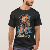 I AM Black History Month 2023 BHM African American Tシャツ (正面)