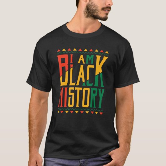 I Am Black History Month African American Black Pr Tシャツ (正面)