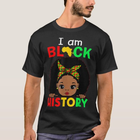 I Am Black History Month African American For Wome Tシャツ (正面)