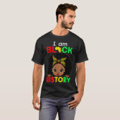 I Am Black History Month African American For Wome Tシャツ (正面フル)