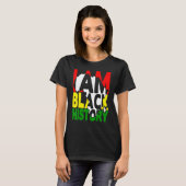 I Am Black History Month African American Men Wome Tシャツ (正面フル)