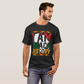 I Am Black History Month African American Pride Ce Tシャツ (正面フル)