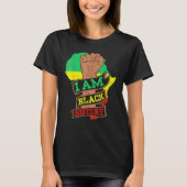 I Am Black History Month African American Pride Ce Tシャツ (正面)