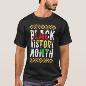 I Am Black History Month African American Pride Ce Tシャツ (正面)