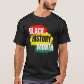 I Am Black History Month African American Pride Ce Tシャツ (正面)