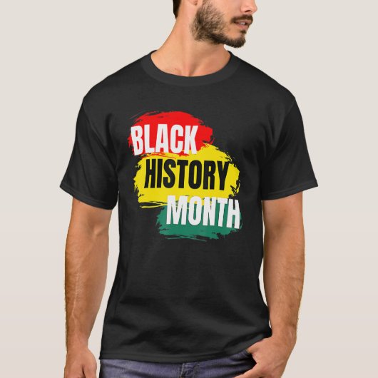 I Am Black History Month African American Pride Ce Tシャツ (正面)