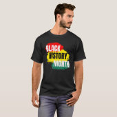 I Am Black History Month African American Pride Ce Tシャツ (正面フル)