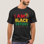 I Am Black History Month African American Pride Ce Tシャツ (正面)