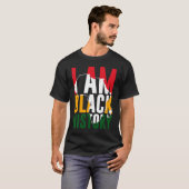I Am Black History Month African American Pride Tシャツ (正面フル)