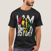 I Am Black History Month African American Pride Tシャツ (正面)