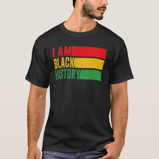 I Am Black History Month African American Pride Wo Tシャツ (正面)