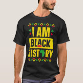 I Am Black History Month Afro African Pride Boys G Tシャツ (正面)