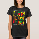 I Am Black History Month Afro African Pride Men Wo Tシャツ (正面)