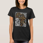 I Am Black History Month Black Pride African Pride Tシャツ (正面)