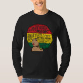 I Am Black History Month Black Queen BHM Pride Mel Tシャツ (正面)