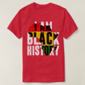 I Am Black History Month Celebration African Ameri Tシャツ (デザイン正面)