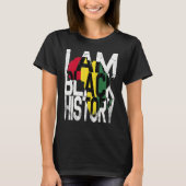 I Am Black History Month Melanin BLM African Pride Tシャツ (正面)