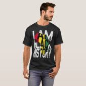 I Am Black History Month Melanin BLM African Pride Tシャツ (正面フル)