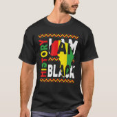 I Am Black History Month Melanin Pride African Ame Tシャツ (正面)