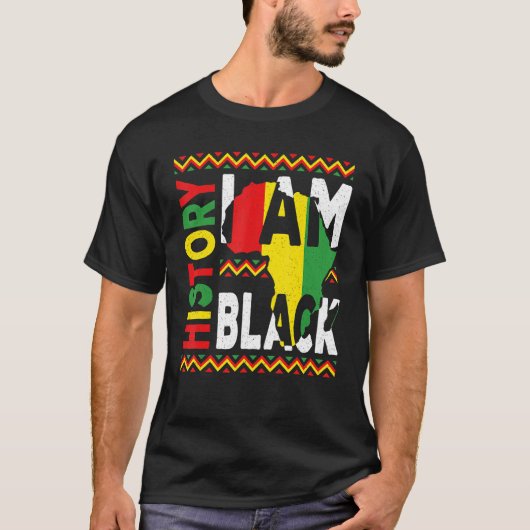 I Am Black History Month Melanin Pride African Ame Tシャツ (正面)