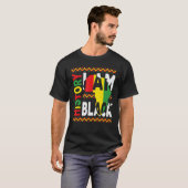 I Am Black History Month Melanin Pride African Ame Tシャツ (正面フル)