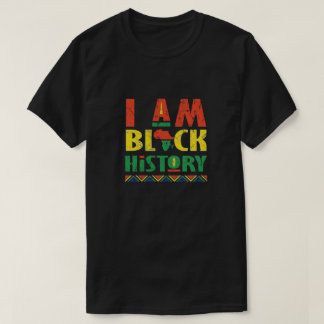I Am BLACK History T-Shirt Tシャツ