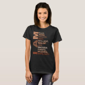 I Am Black Woman Black History Month Unapologetica Tシャツ (正面フル)