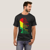 I Am Black Woman Black History Month Unapologetica Tシャツ (正面フル)