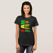 I Am Black Woman Educated Black History Month Mela Tシャツ (正面フル)