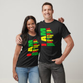 I Am Black Woman Educated Black History Month Mela Tシャツ (ユニセックス)