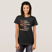 I Am Black Woman Educated Melanin Black History Mo Tシャツ (正面フル)