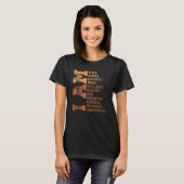 I Am Black Woman Educated Melanin Pride Black Hist Tシャツ (正面フル)