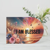  I am blessed  backpack  招待状 (スタンド正面)